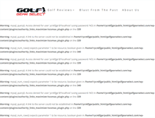 Tablet Screenshot of golfgearselect.com